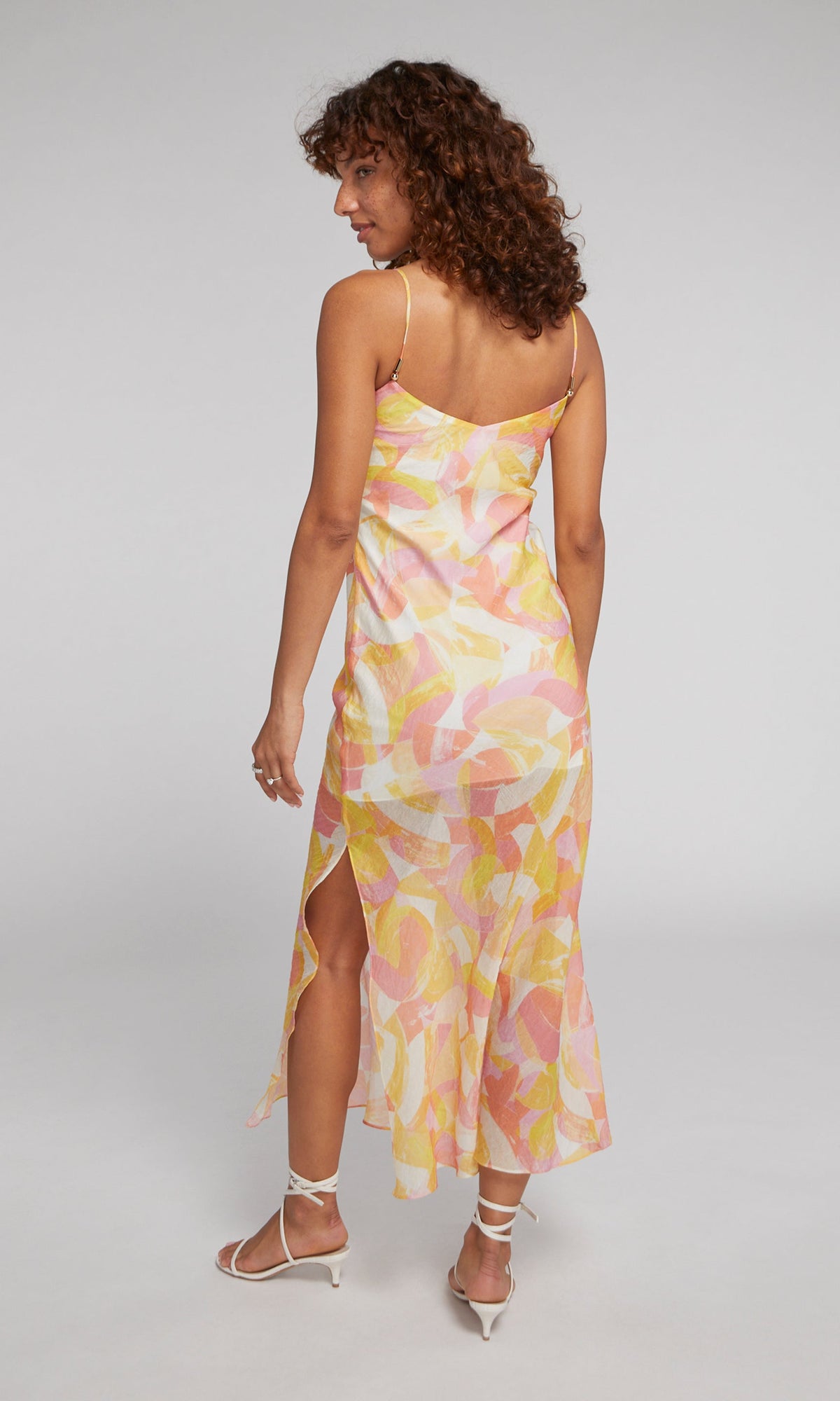 Marcella Abstract Maxi Dress | Prism Yellow Multi