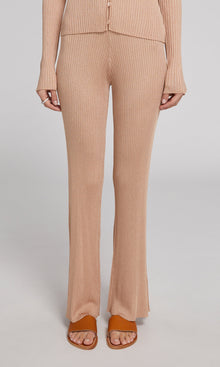 Rosetta Rib Pants | Metallic Copper