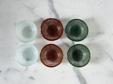 Glass Pinch Pots | Heritage Tones | Set of 6