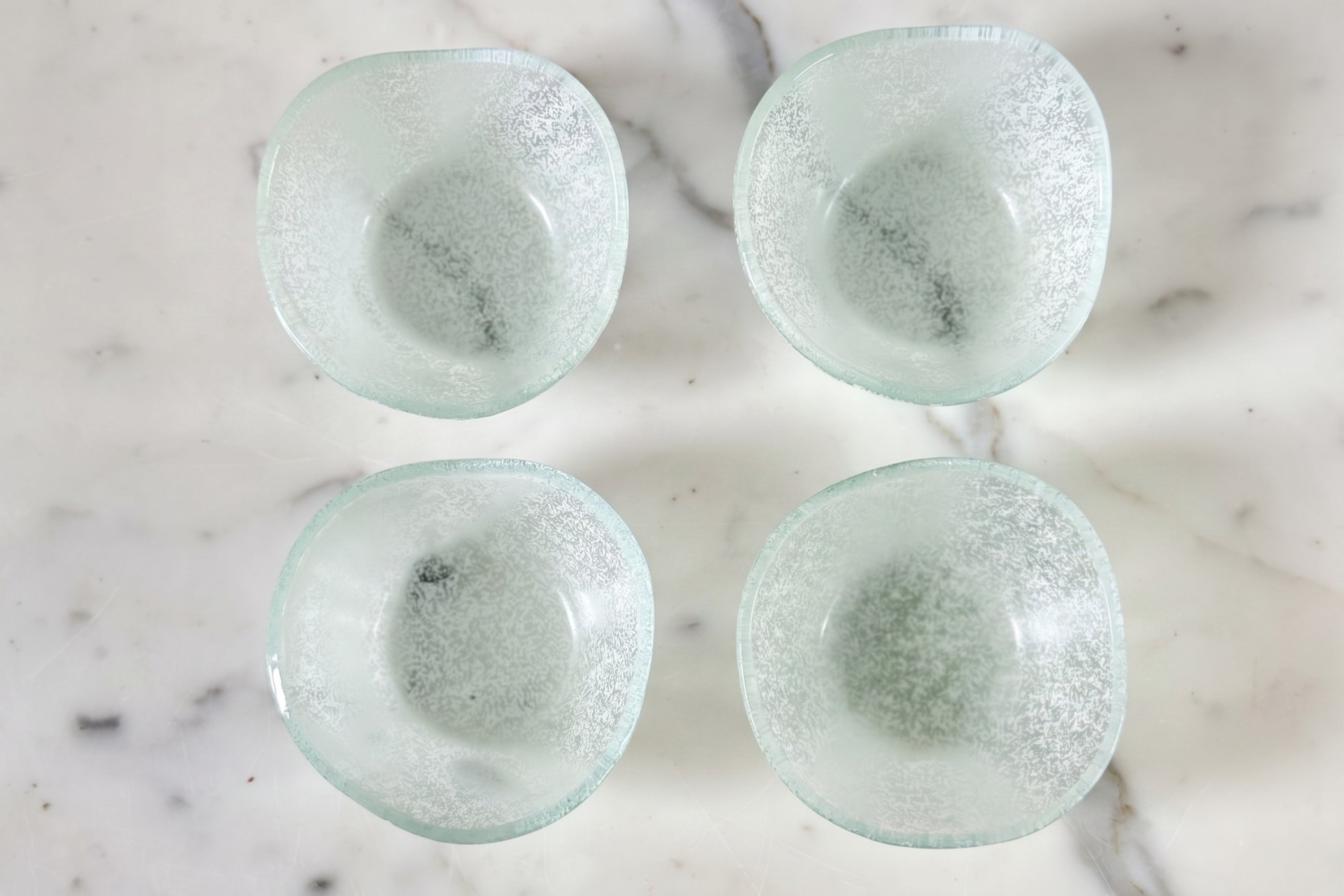 Glass Dipping Bowls | White | Set of 4