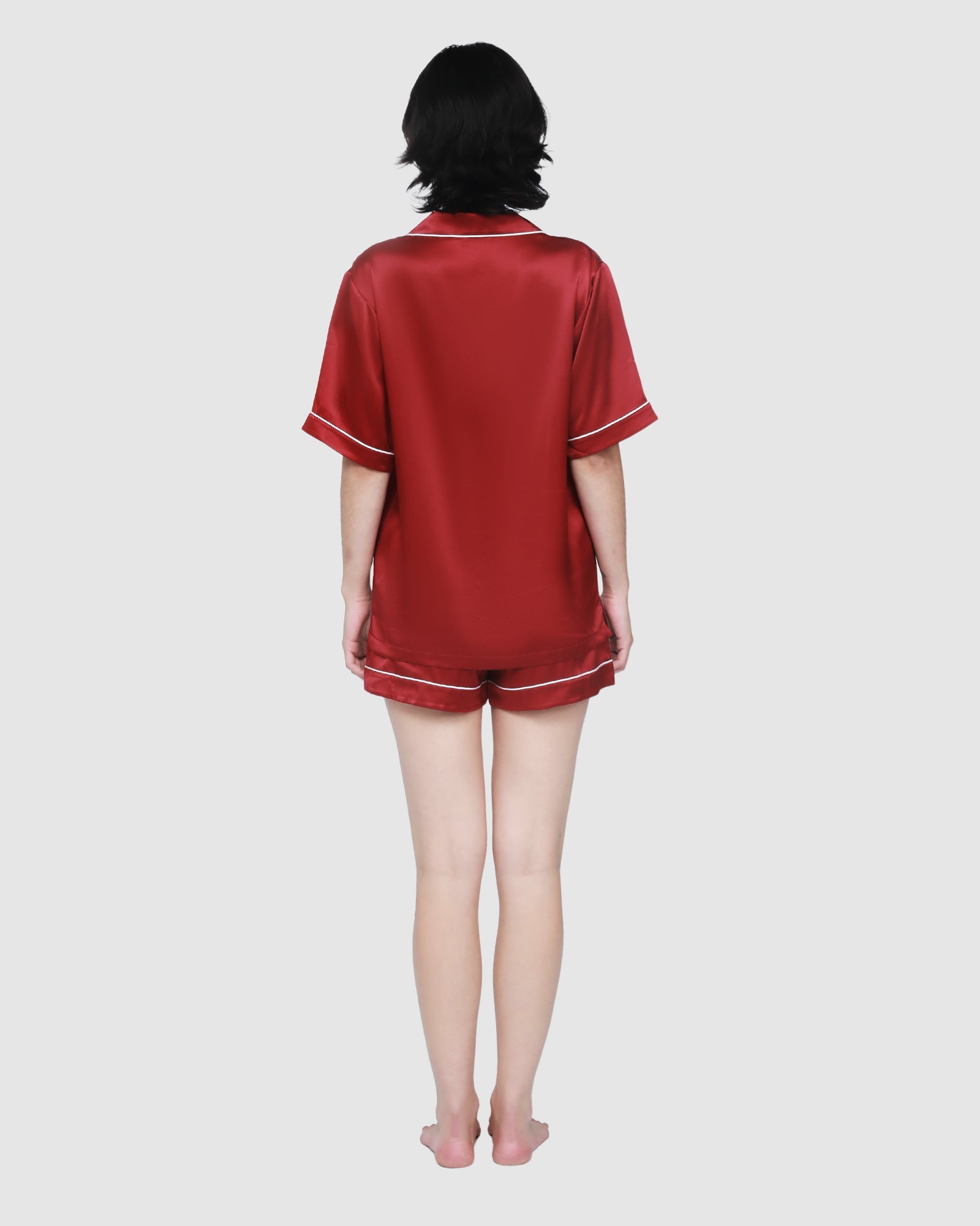 Fine Finishes Short Pajama | Red