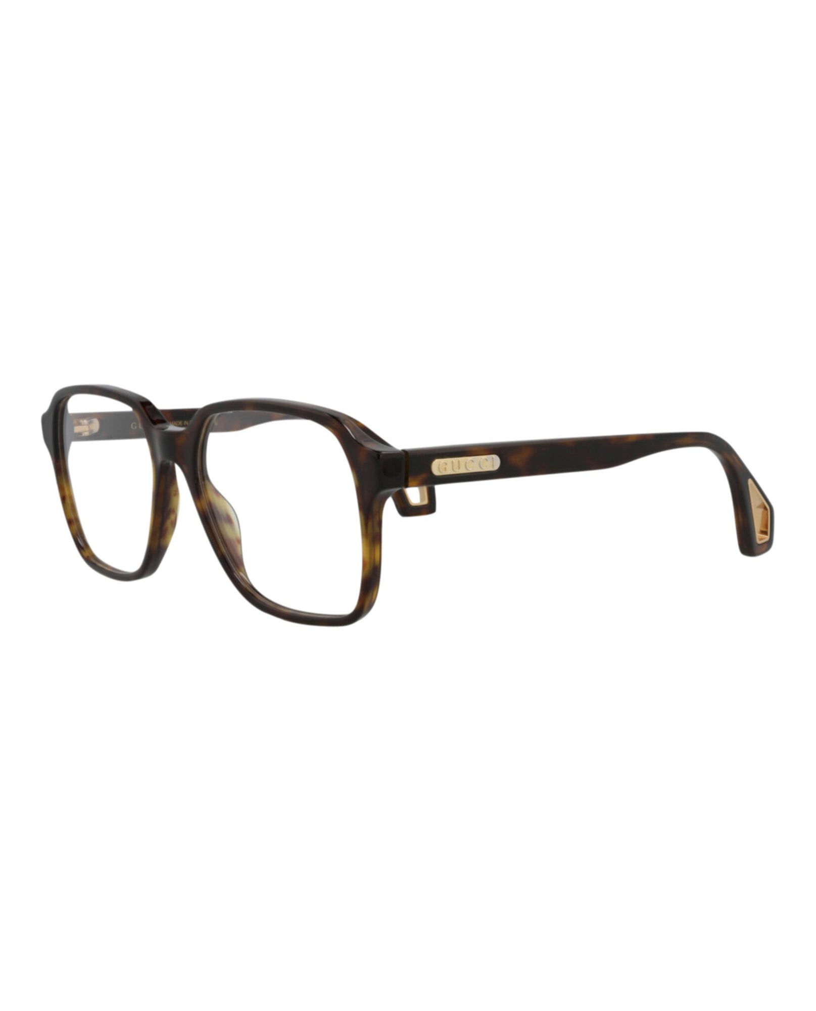 Gucci Square Acetate Optical Frames | Havana