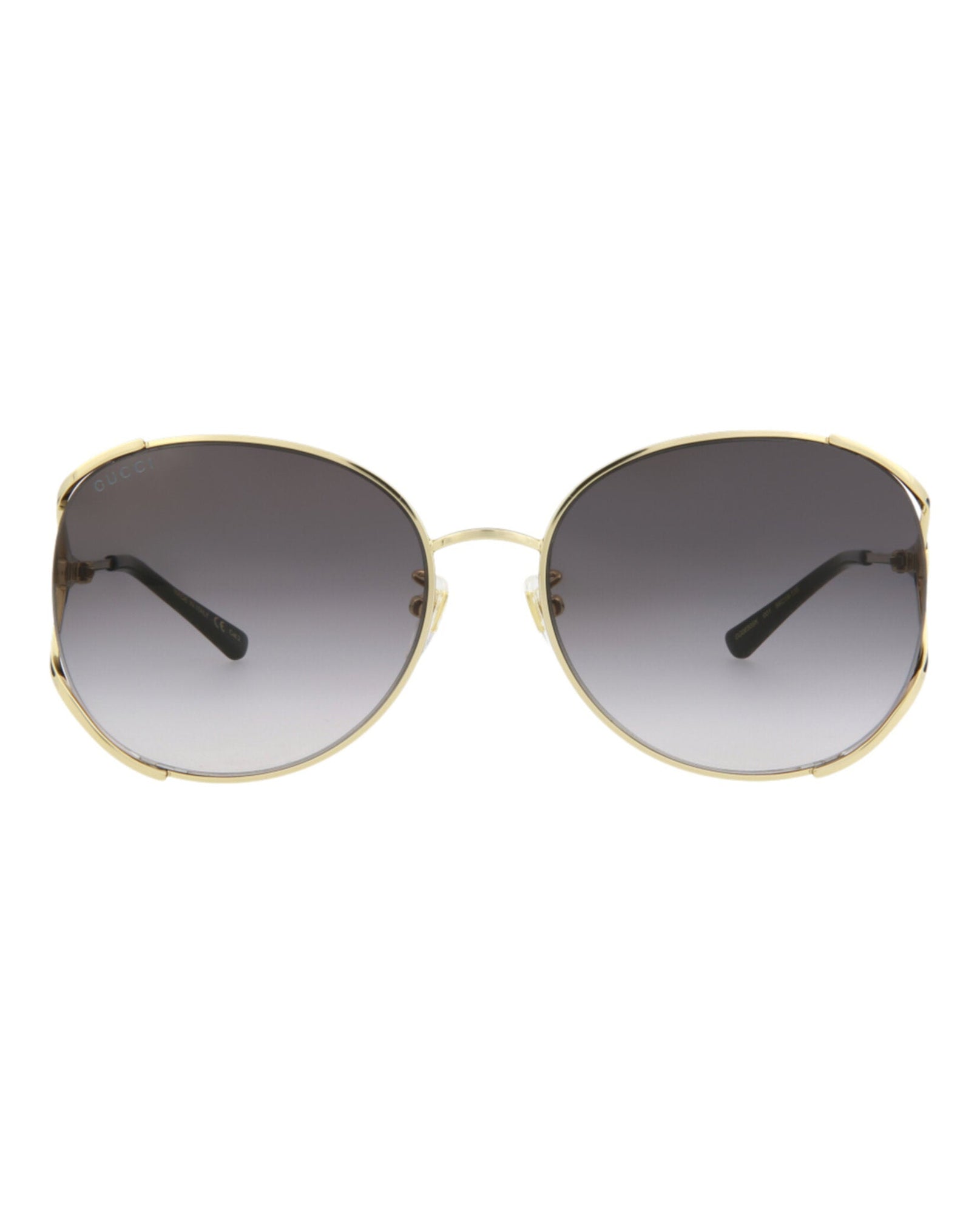 Gucci Round Metal Sunglasses | Gold