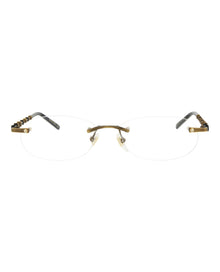 Gucci Round Metal Optical Frames | Gold