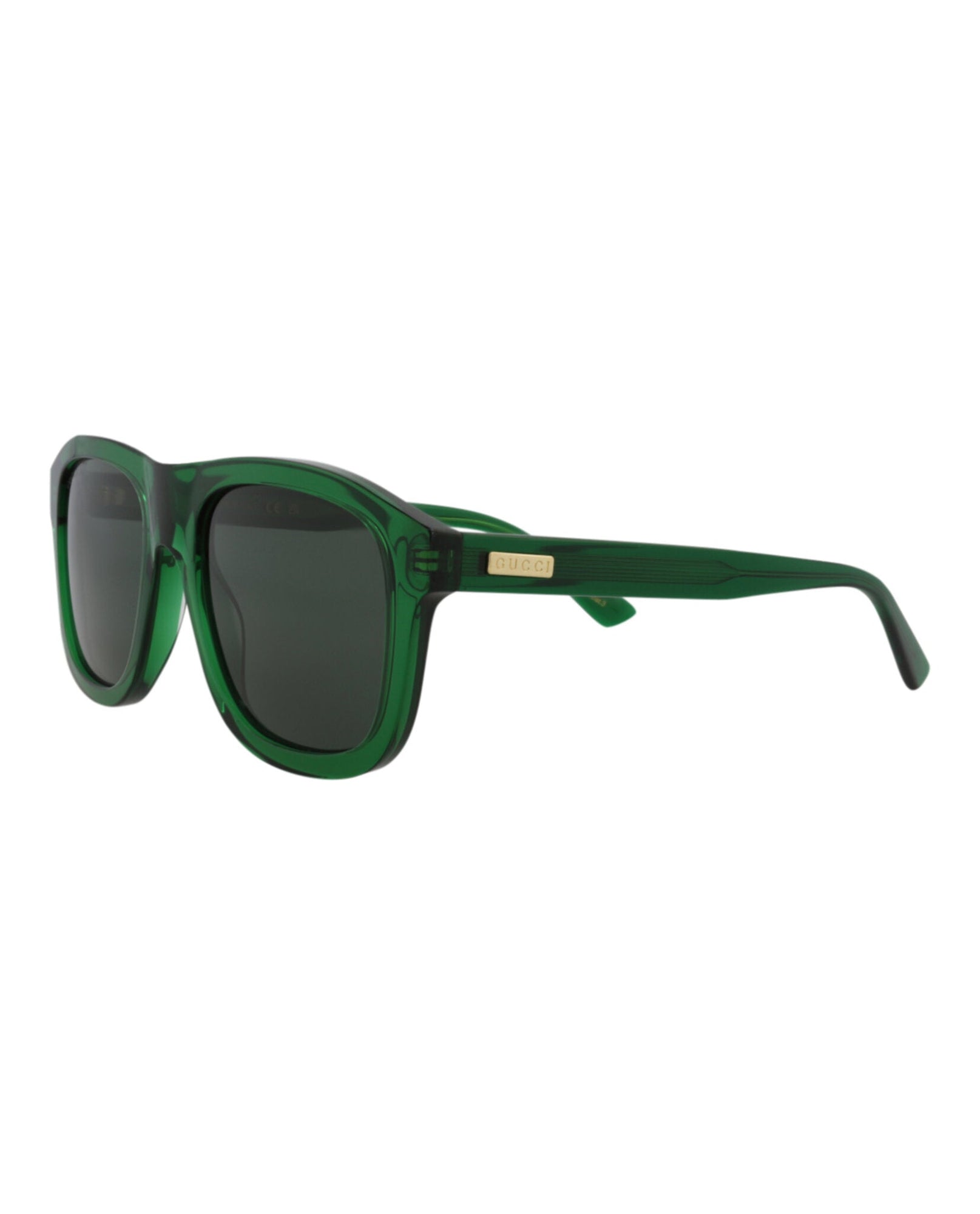 Gucci Aviator Recycled Acetate Sunglasses | Green