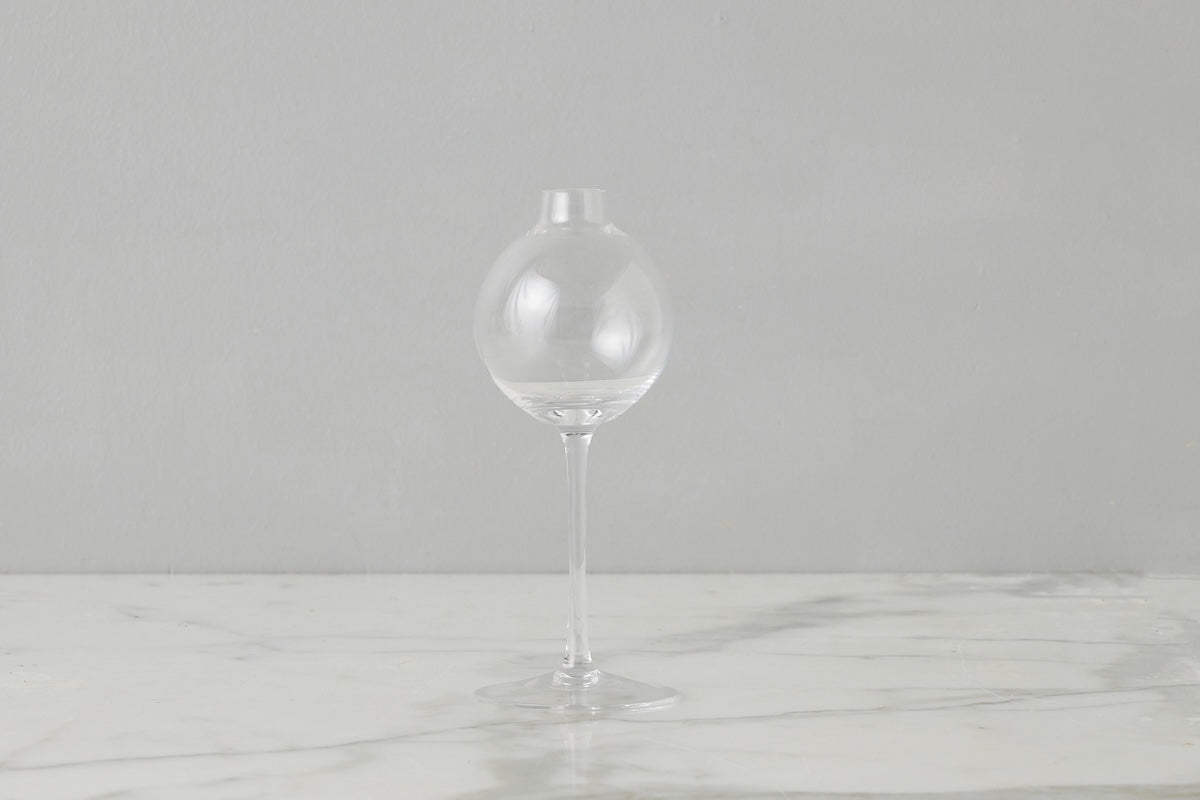 Wine Glass Vase | Clear | Small