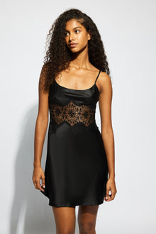 The Siena Chemise By GINIA in Black