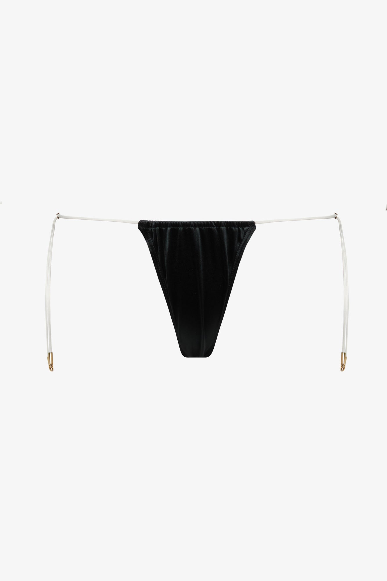 Mini String Bikini Bottom - Glow | Black