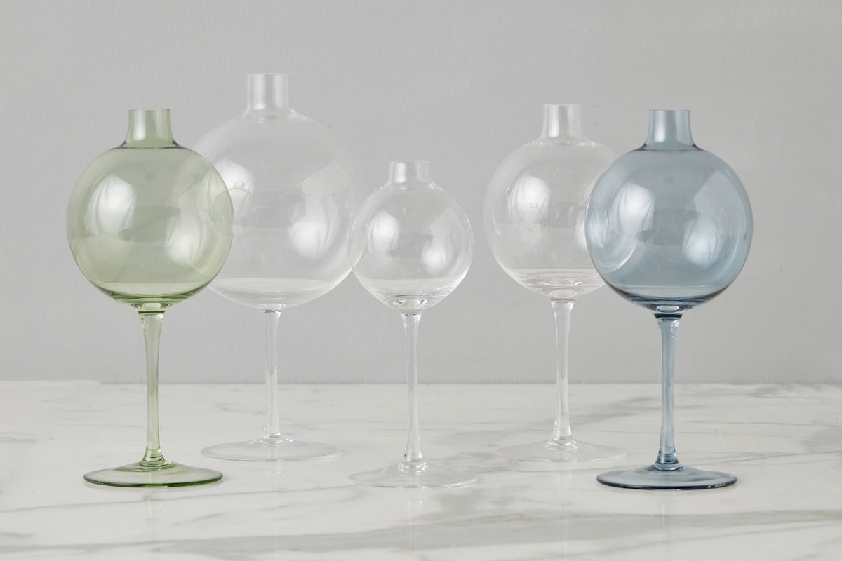 Wine Glass Vase | Clear | Large