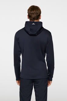 Men | Aerial Quarter Zip Hood Resort | JL Navy