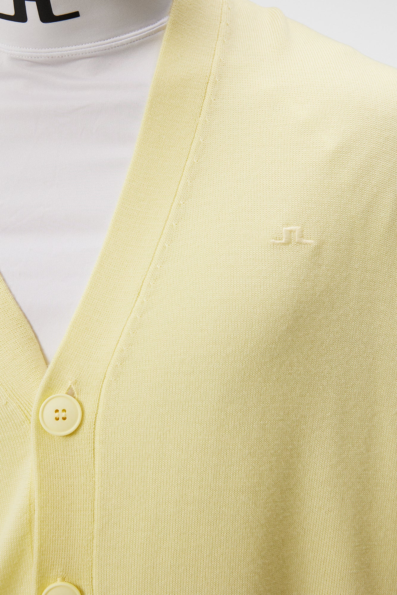 Men | Lucas Knitted Cardigan | Wax Yellow