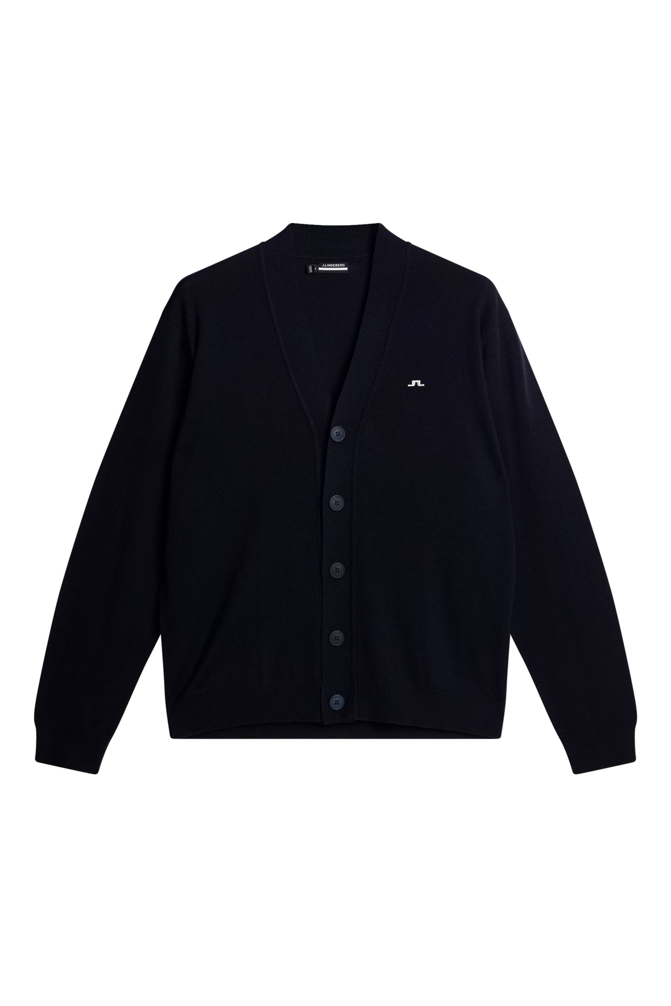 Lucas Knitted Cardigan in JL Navy by J.Lindeberg