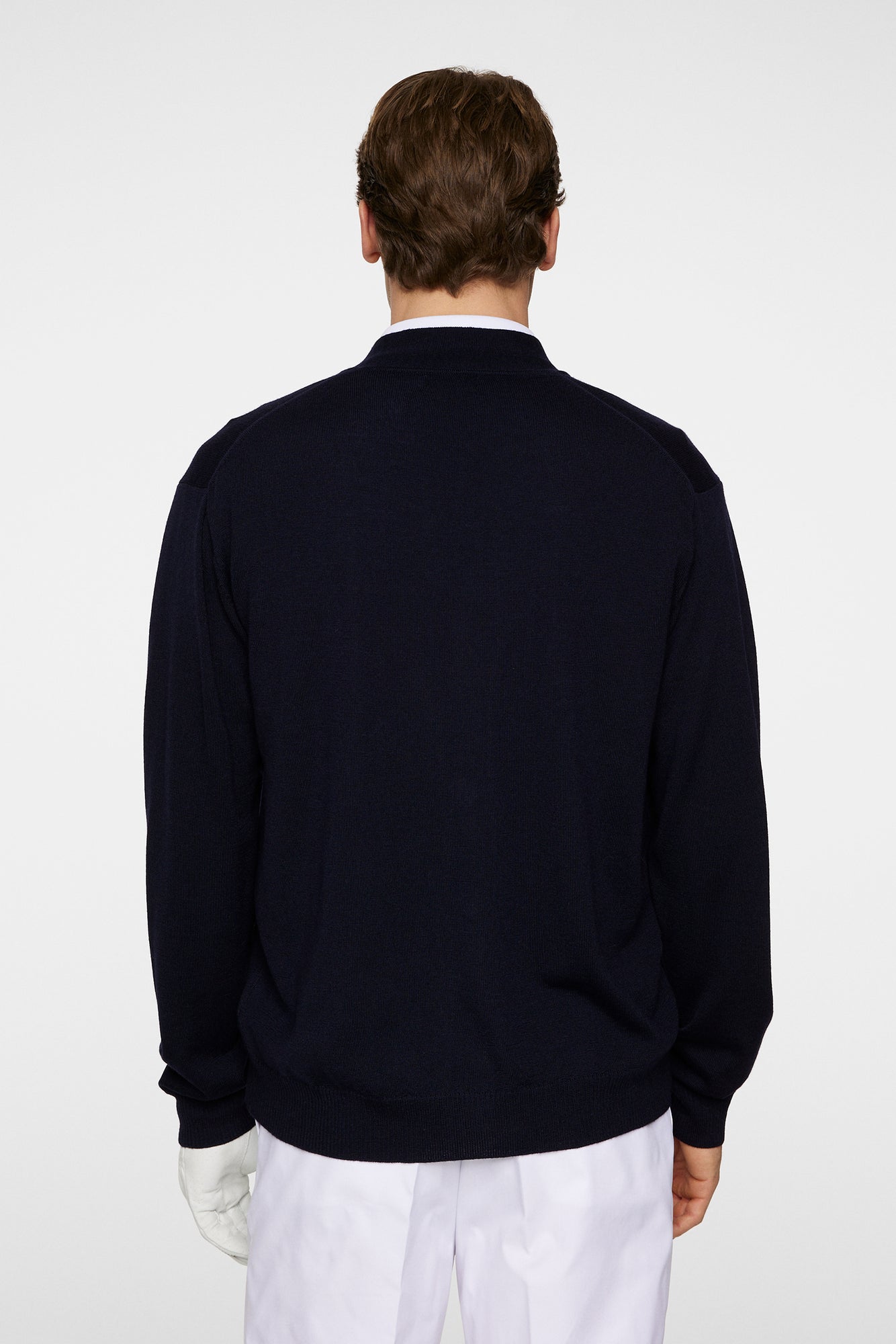 Men | Lucas Knitted Cardigan | JL Navy