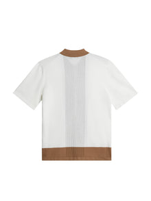 Men | Rue Knitted Polo Shirt | White