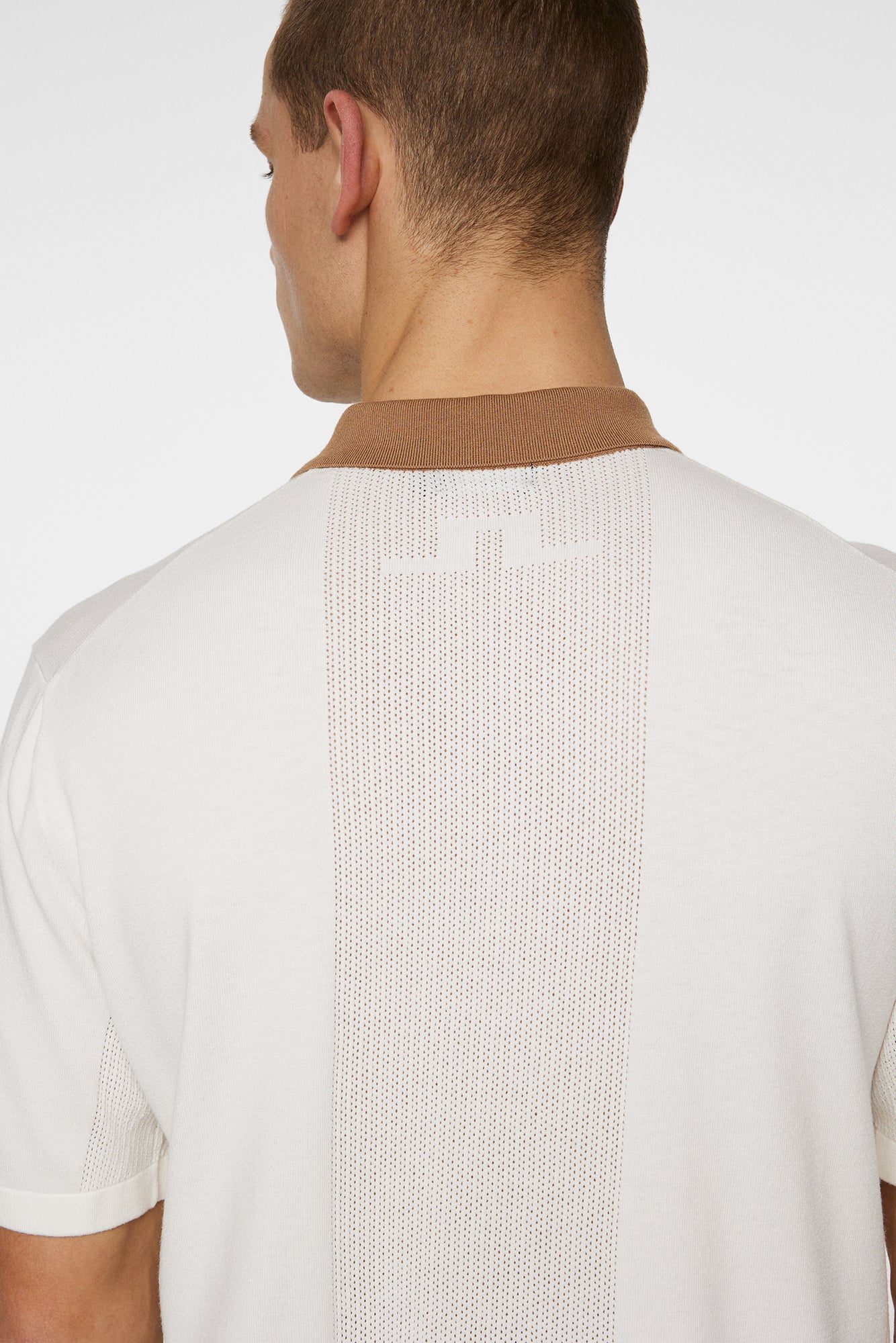 Men | Rue Knitted Polo Shirt | White
