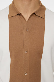 Men | Rue Knitted Polo Shirt | White