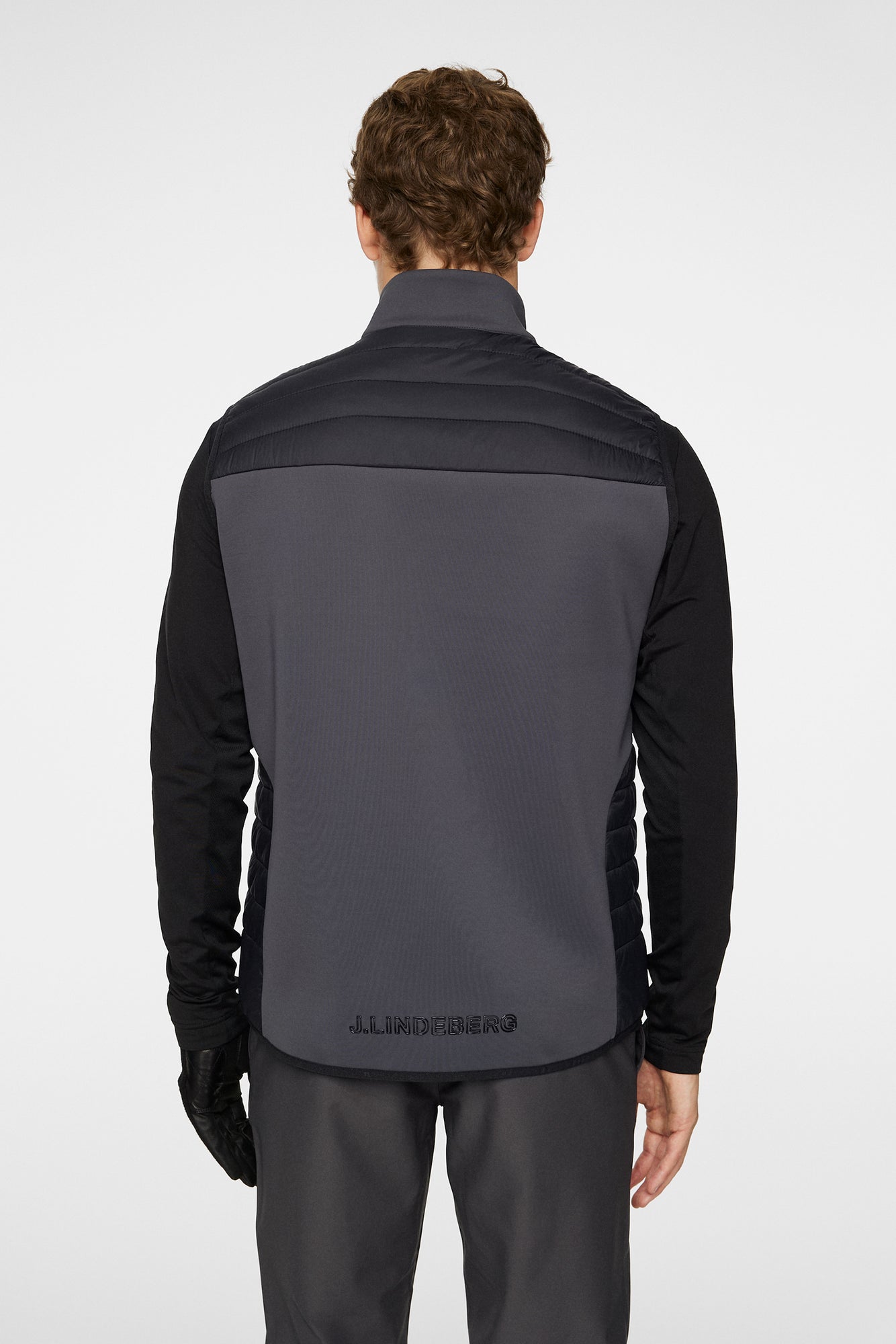 Men | Holden Quilt Hybrid Vest | Asphalt