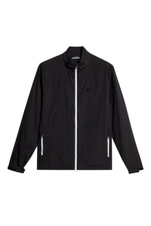 Ash Light Packable Jacket in Black by J.Lindeberg