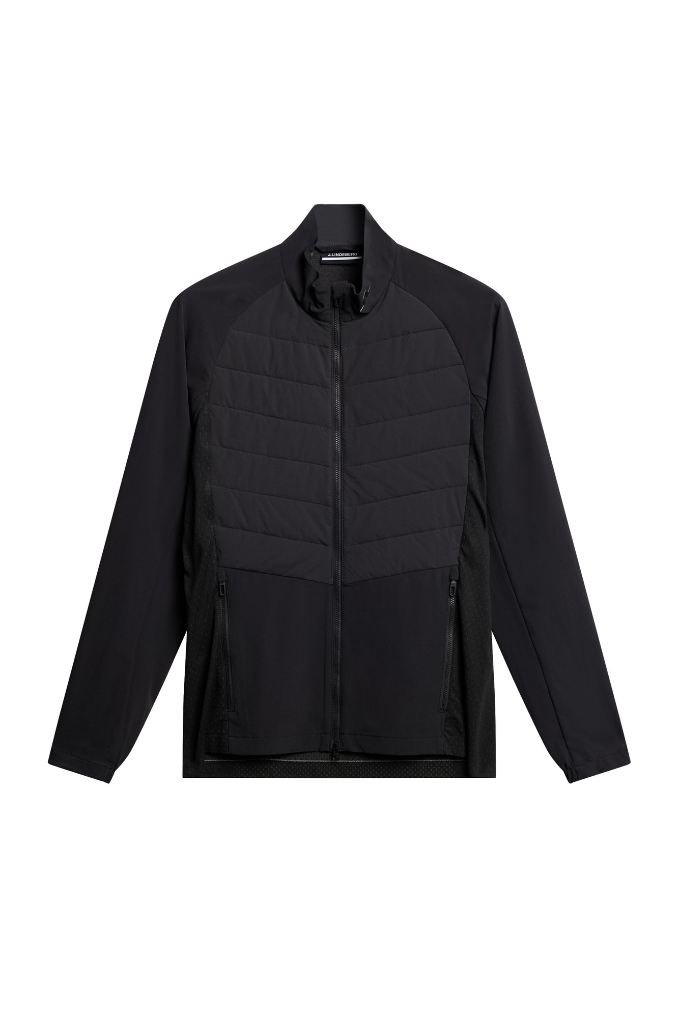 Tech Hybrid Softshell Jacket in Black by J.Lindeberg