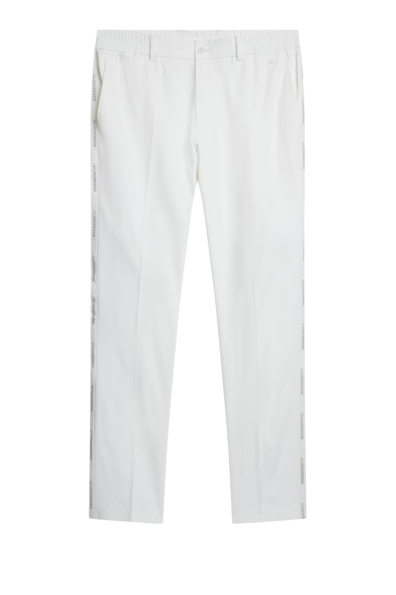Stuart Stripe Pant in White by J.Lindeberg
