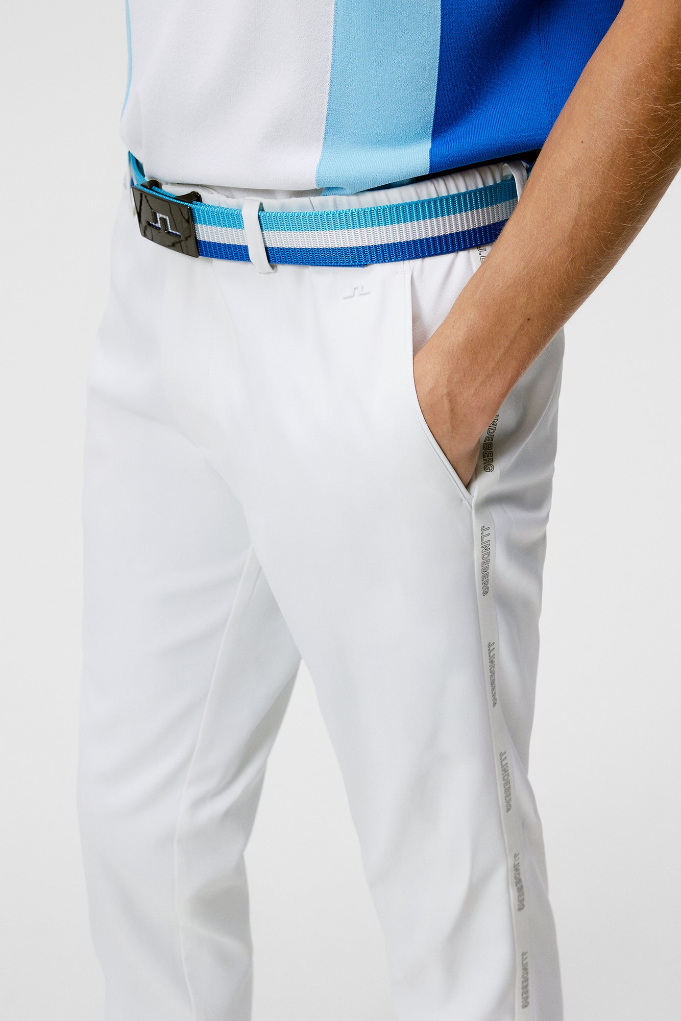 Men | Stuart Stripe Pant | White