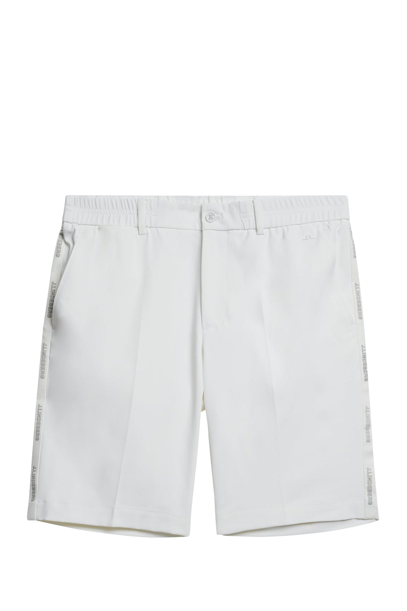 Stuart Stripe Shorts in White by J.Lindeberg