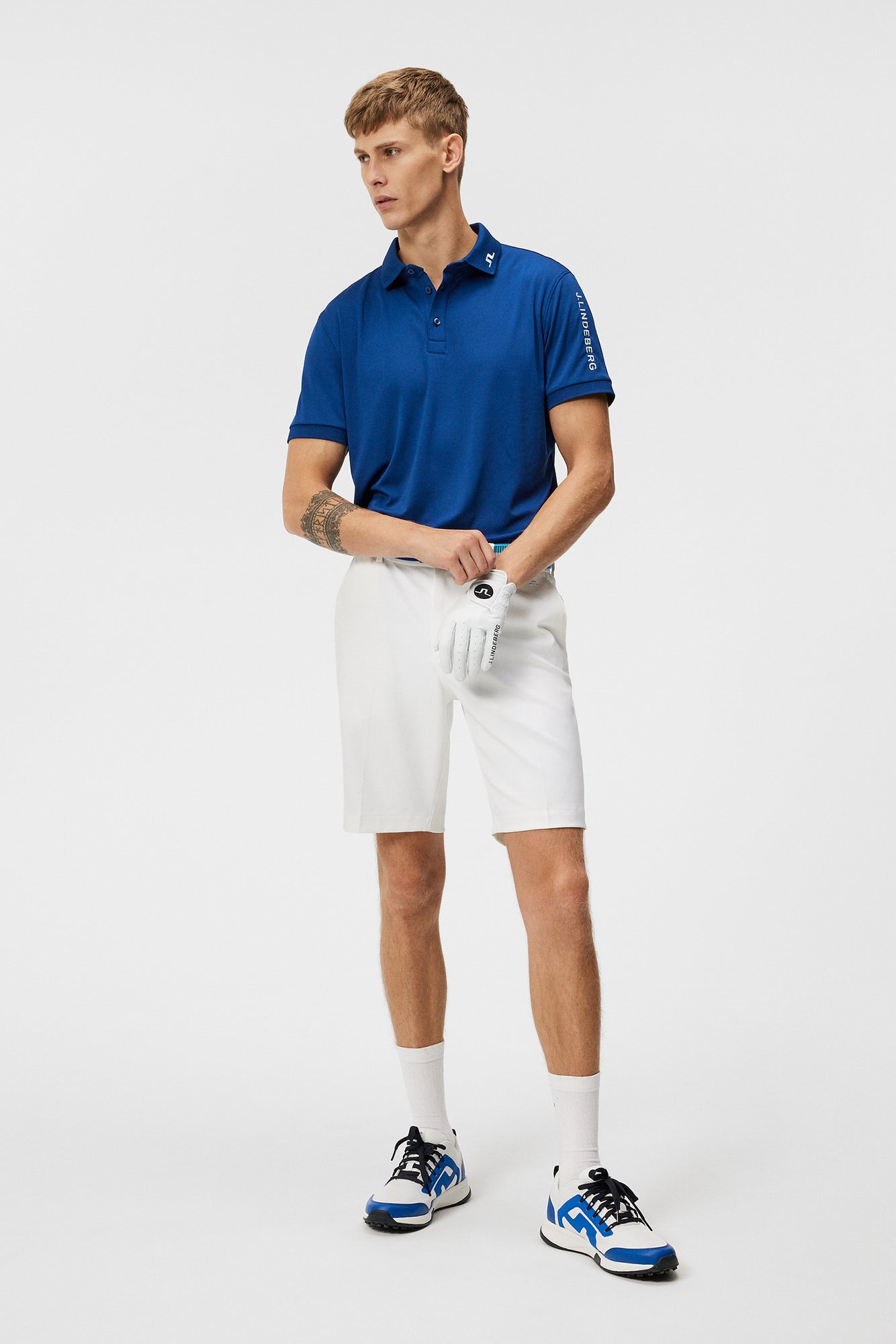 Men | Stuart Stripe Shorts | White