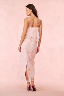 Goodall Tie-Dye Lace Maxi Skirt | Rainbow Sprinkles