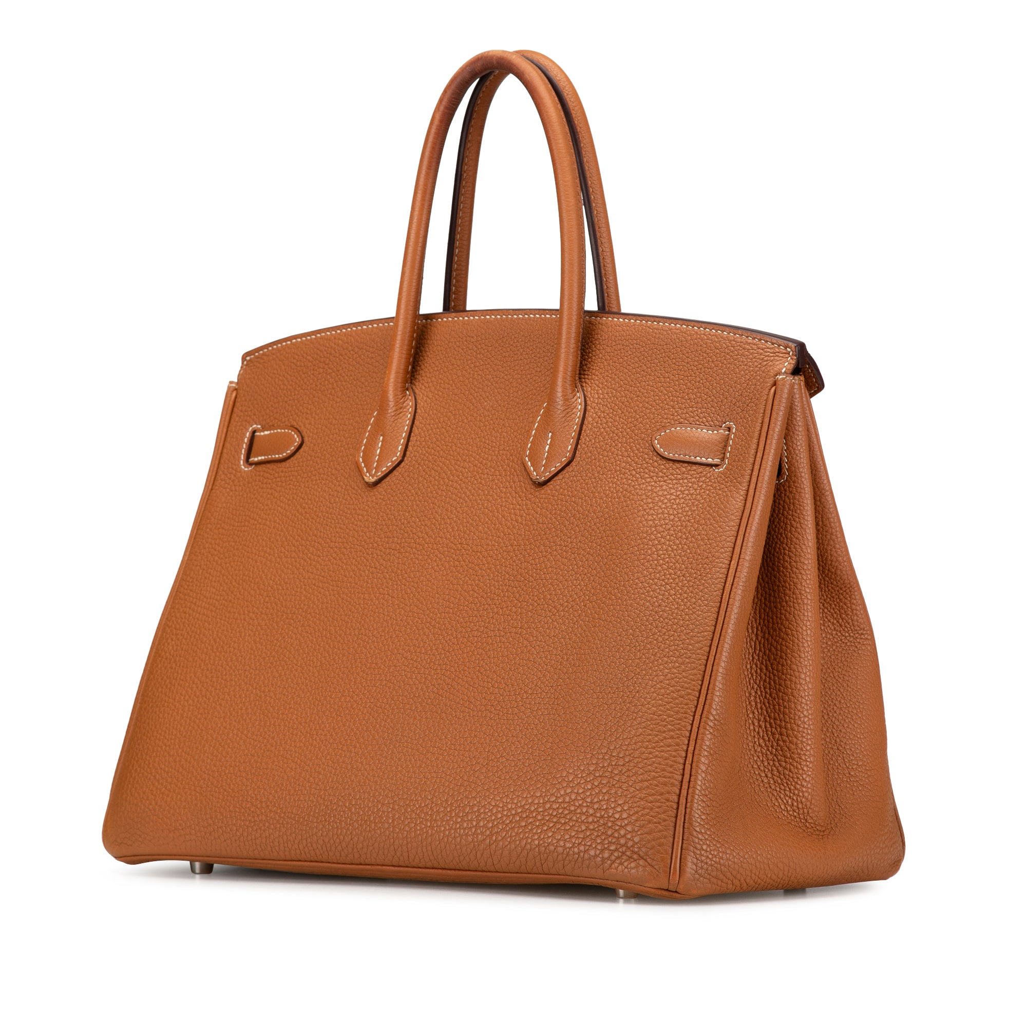Hermes | Pre-Owned Togo Birkin Retourne 35 | Brown