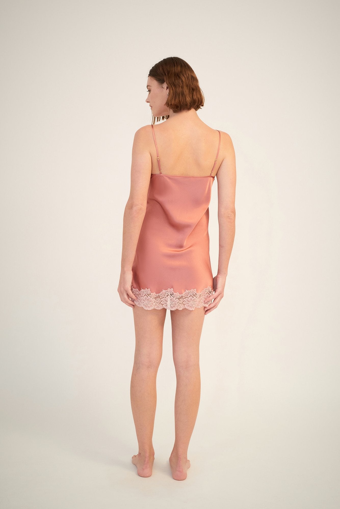 Silk Chemise | Mauve Glow