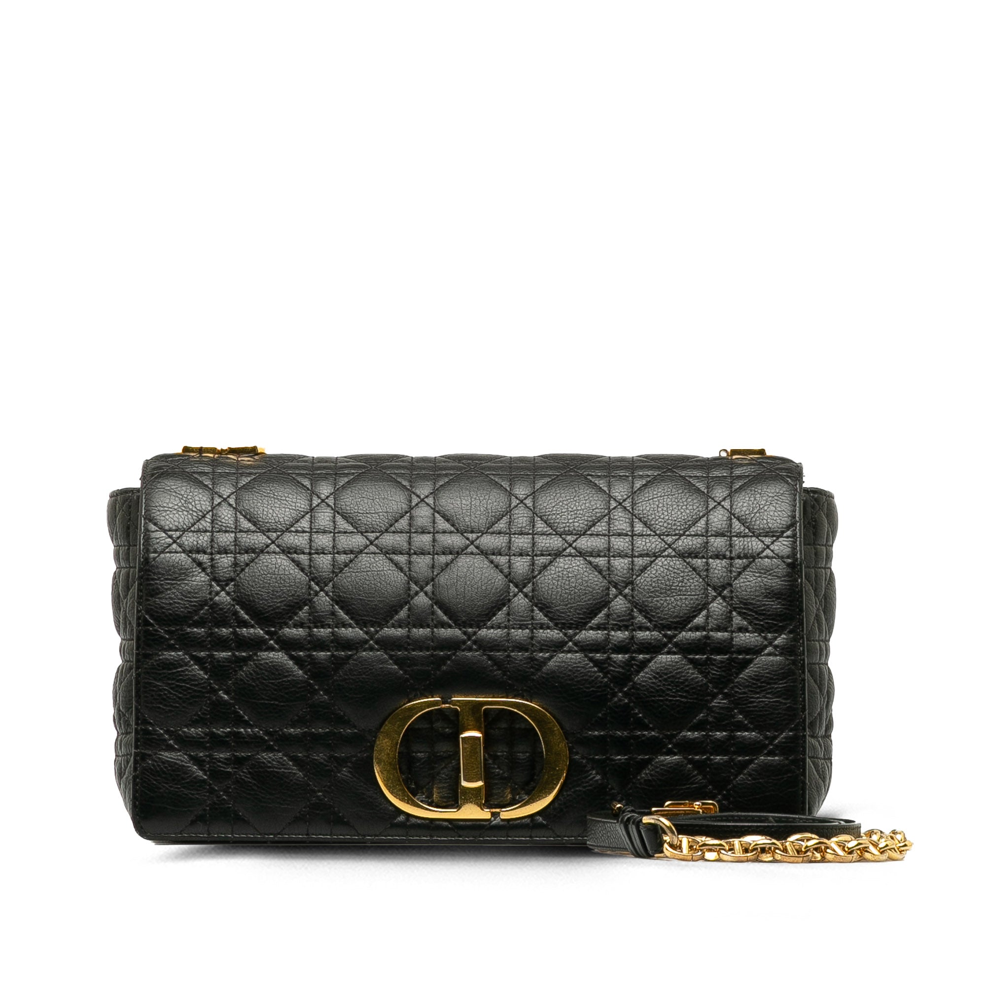 Dior Pre-Owned Large Cannage Caro | Women | Black