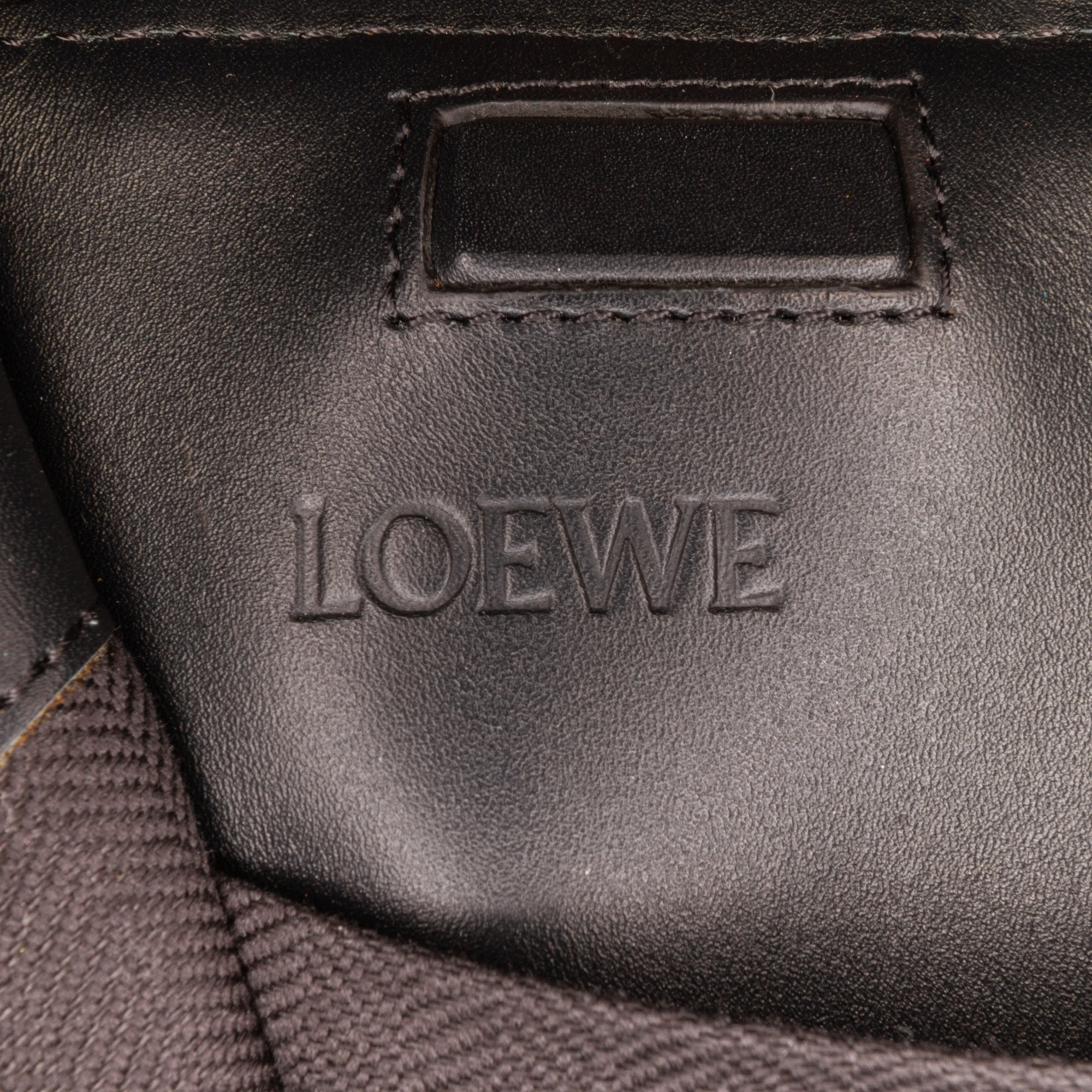 Loewe Pre-Owned Anagram Canvas Cushion Tote Bag | Women | Black