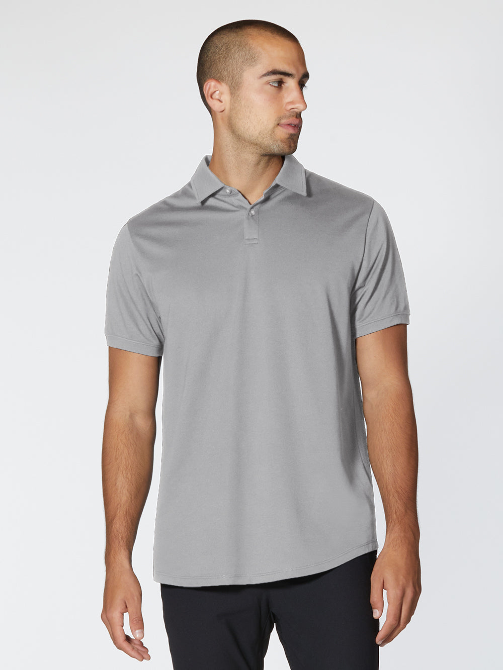 Mens | Universal Classic-Fit Pima Cotton Blend COZ Polo | Granite