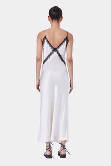 The Sadie Dress By GINIA In Cream-Black