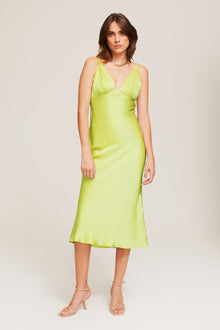 Sonia Maxi Dress | Electric Lime