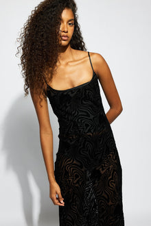 The Daisy Slip By GINIA in Black