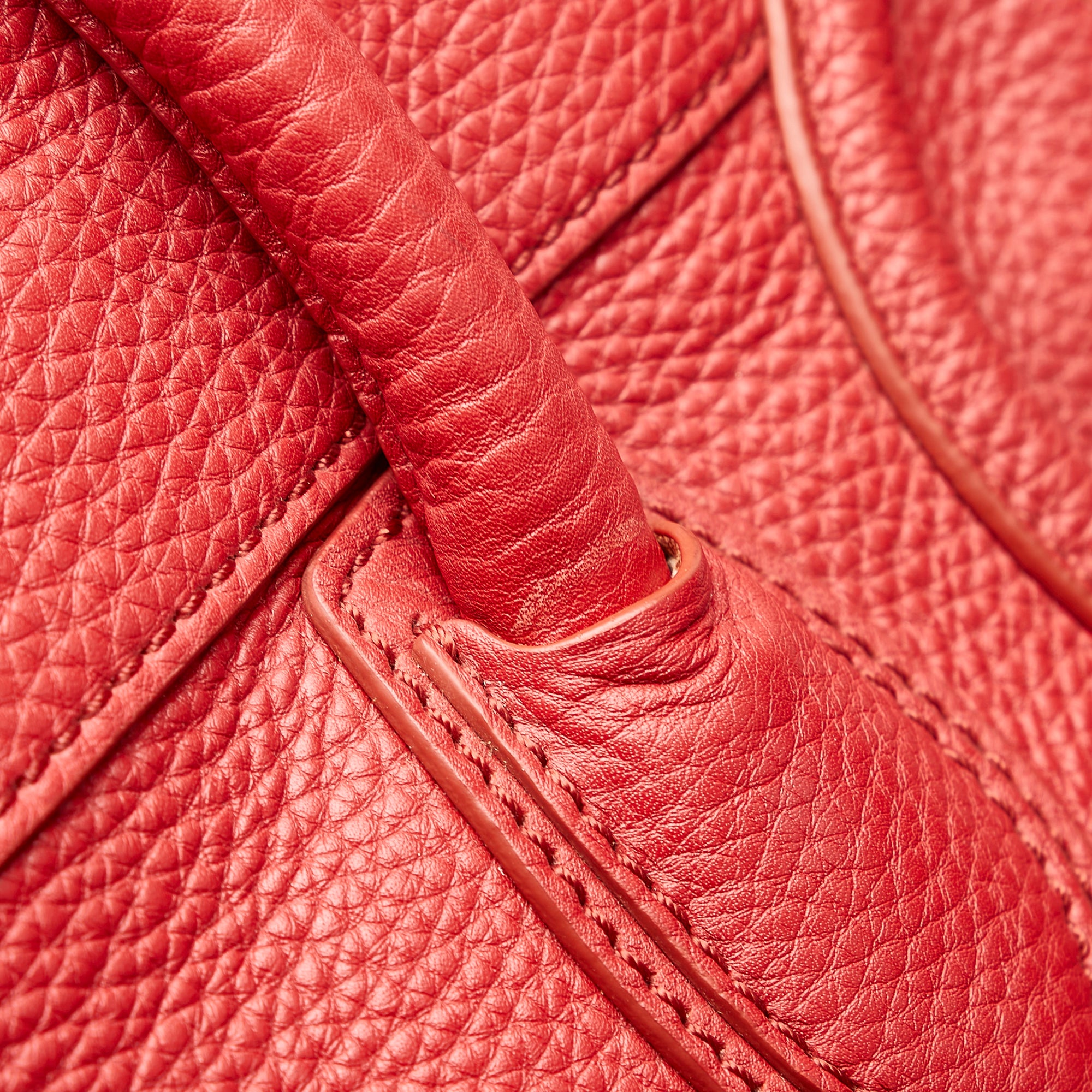 Céline Pre-Owned Mini Leather Luggage Tote | Women | Red