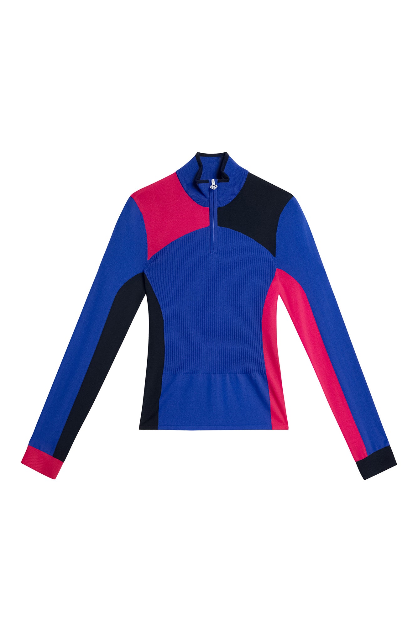 Women | Deborah Knitted Zip Sweater | Club Blue