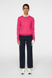 Women | Aria Knitted Sweater | Pink Peacock