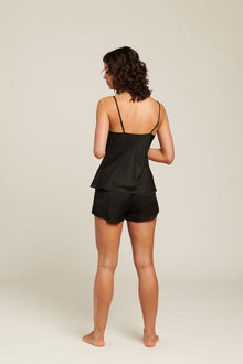 Washable Silk Shorts | Black