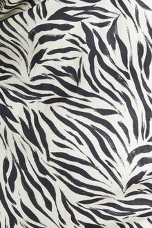 Zafina Slip | Brushstroke Zebra Print