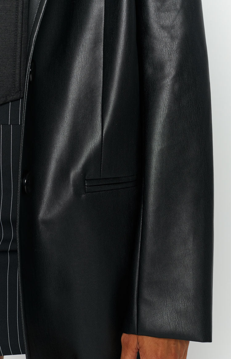 Galantis PU Blazer | Black