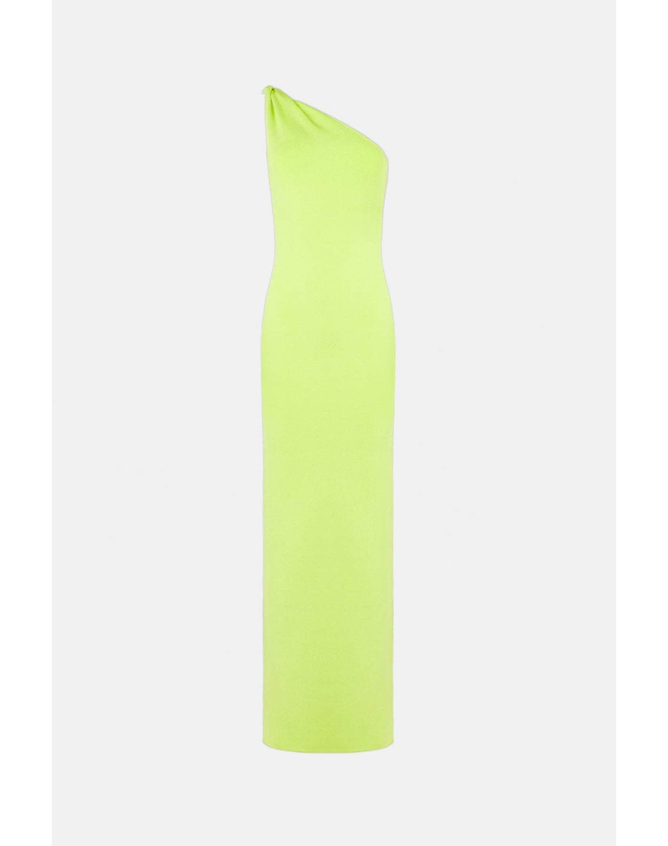 Galvanised Long Persephone Dress | Lime & Silver