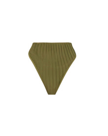 Gara High Rise Bikini Bottom | Green