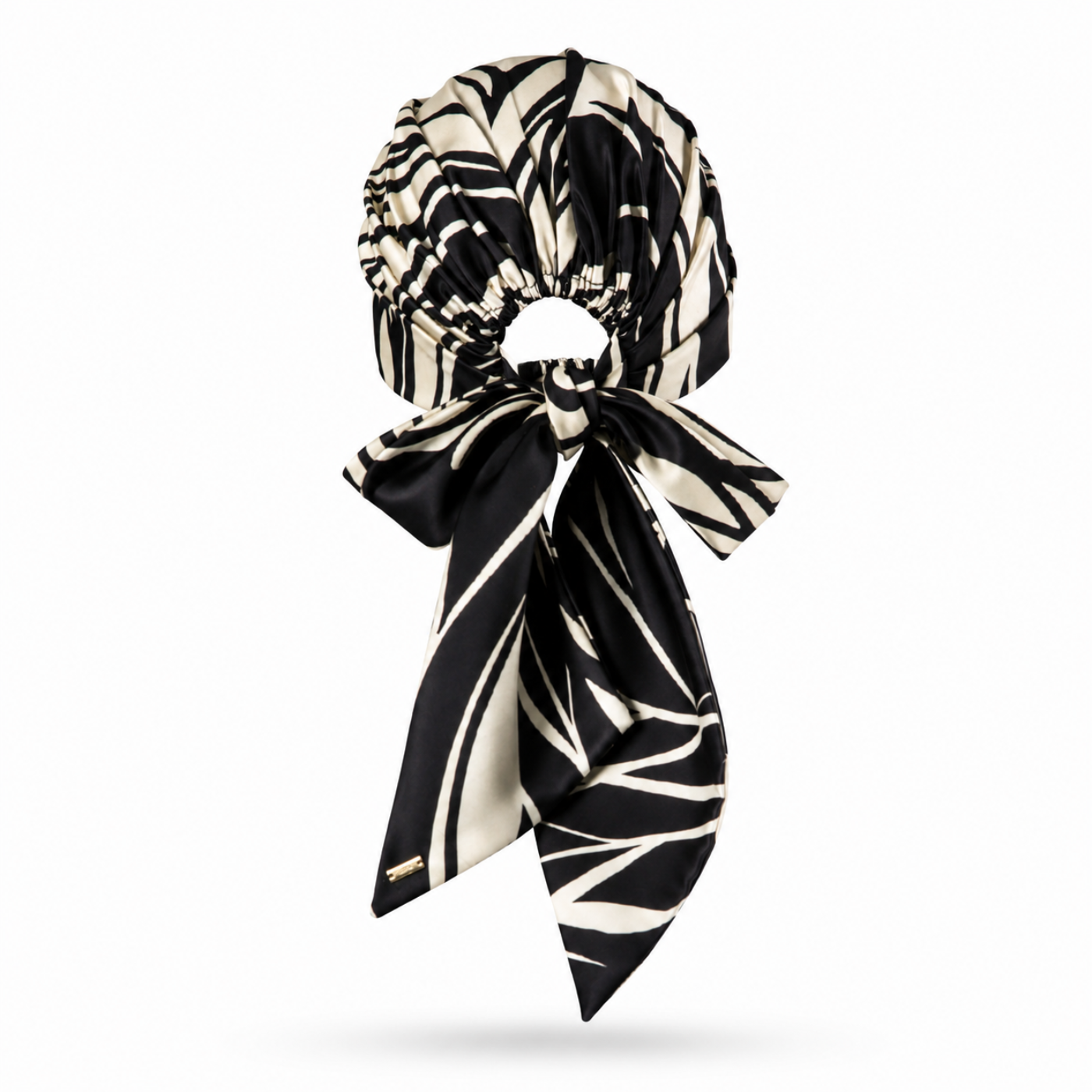Gigi Headscarf | Black/Beige
