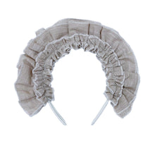 Girl | Ashlyn Vintage Ruffle Headband | Beige