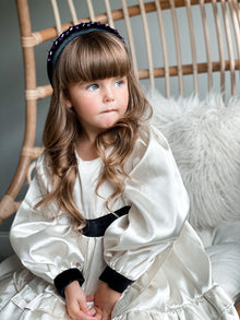 Girl | Evangeline Velvet Headband | Black