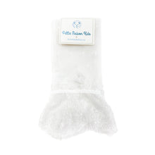 Girl | Ivy Polka Dot Lace Socks | White