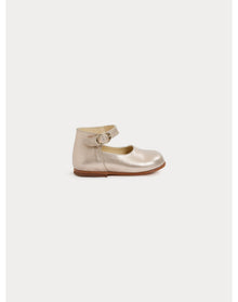 Girls | Bijou First Steps Shoes | Golden White