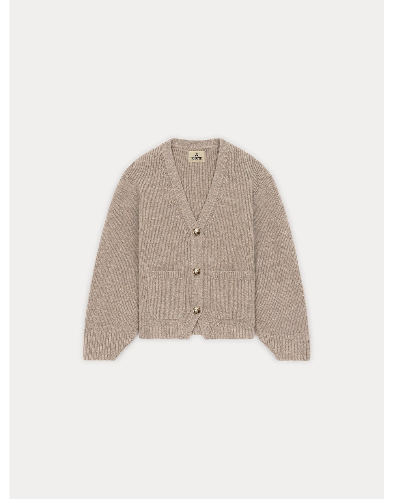 Girls | Bonpoint X Khaite Sienna Cardigan Heathered | Beige